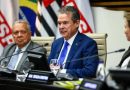 Ministro da Agricultura e Pecuária, André de Paula, debate crédito rural durante evento em São Paulo